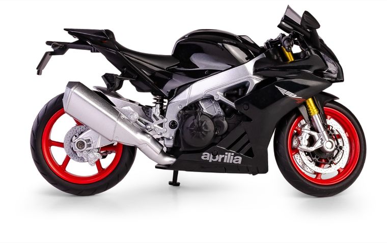Daffi, RMZ City, Aprilia RSV4 RR 2020, motocykl, model metalowy, czarny, 1:12