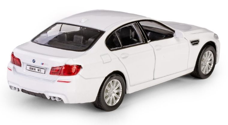 Daffi, RMZ City, BMW M5, pojazd, model metalowy, biały, 1:32