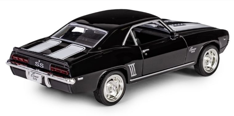 Daffi, RMZ City, Chevrolet Camaro 1969, pojazd, model metalowy, czarny, 1:36