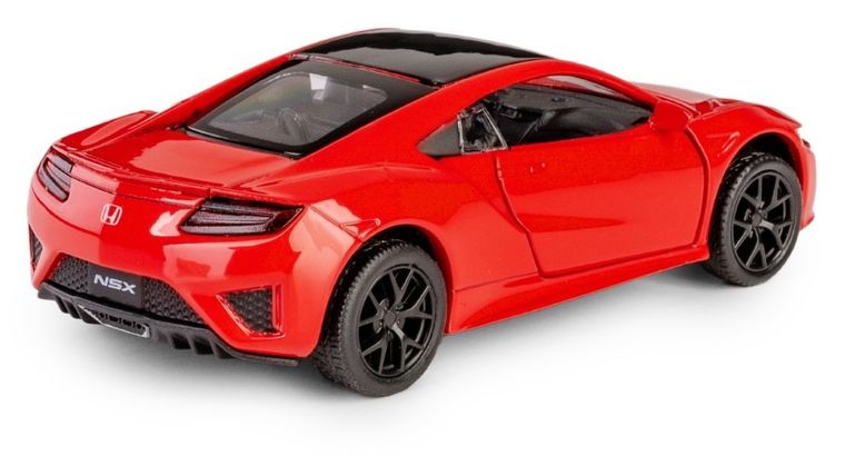 Daffi, RMZ City, Honda NSX 2017, pojazd, model metalowy, czerwony, 1:32