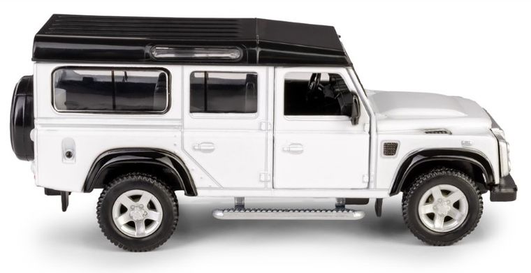 Daffi, RMZ City, Land Rover Defender 110, pojazd, model metalowy, biały, 1:35