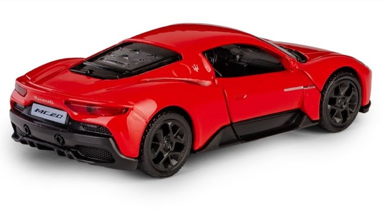 Daffi, RMZ City, Maserati MC20, pojazd, model metalowy, czerwony, 1:32
