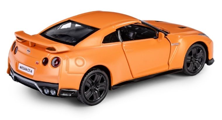 Daffi, RMZ City, Nissan GT-R, R35, Matte Orange, pojazd, model metalowy, 1:32