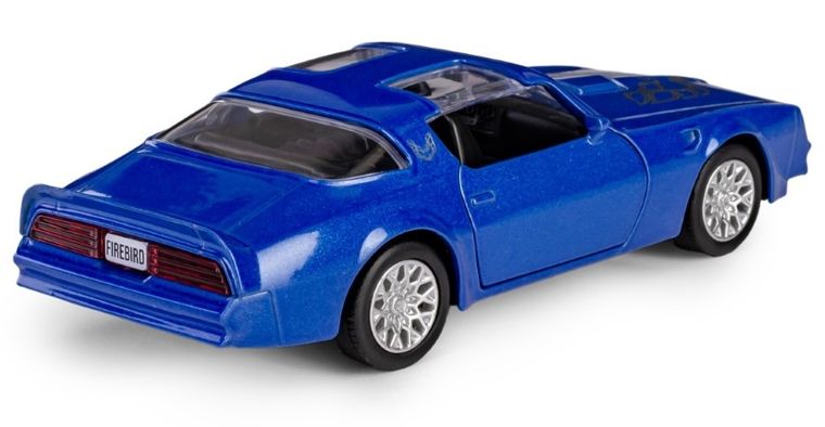 Daffi, RMZ City, Pontiac Firebird 1978, pojazd, model metalowy, niebieski, 1:32