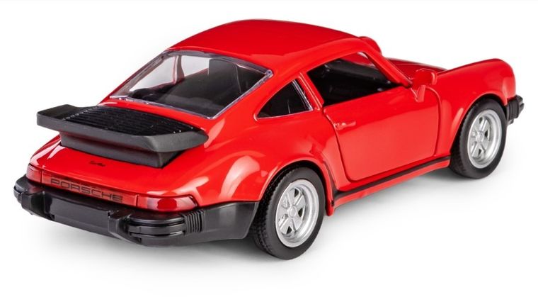 Daffi, RMZ City, Porsche 930 Turbo 1975-1989, pojazd, model metalowy, czerwony, 1:32