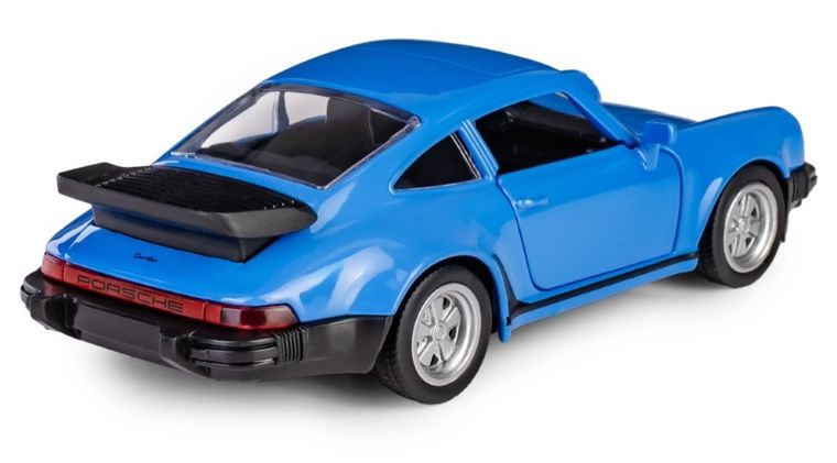 Daffi, RMZ City, Porsche 930 Turbo 1975-1989, pojazd, model metalowy, niebieski, 1:32