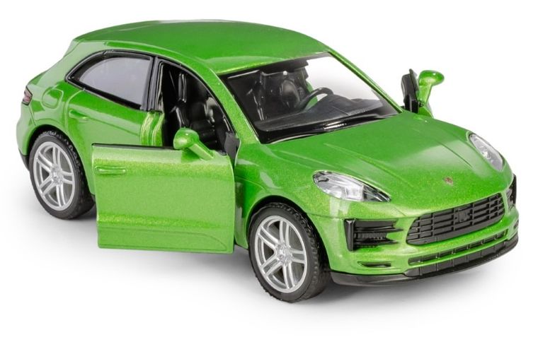 Daffi, RMZ City, Porsche Macan S, pojazd, model metalowy, zielony, 1:32