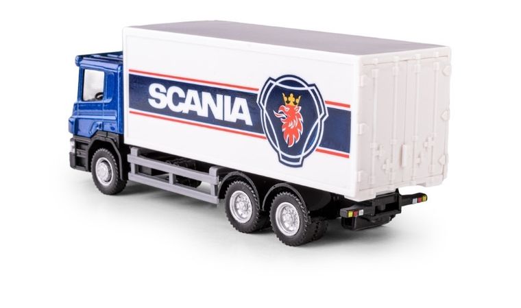 Daffi, RMZ City, Scania dostawczy, pojazd, model metalowy, 1:64