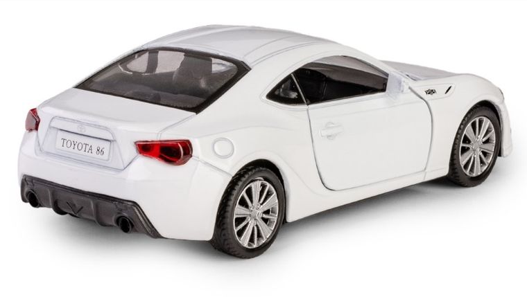 Daffi, RMZ City, Toyota 86, pojazd, model metalowy, biały, 1:32