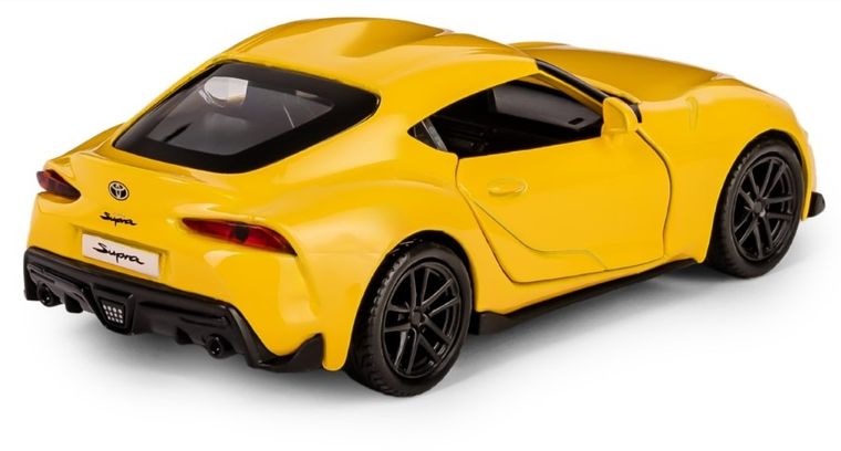 Daffi, RMZ City, Toyota Supra 2020, pojazd, model metalowy, pomarańczowy, 1:36