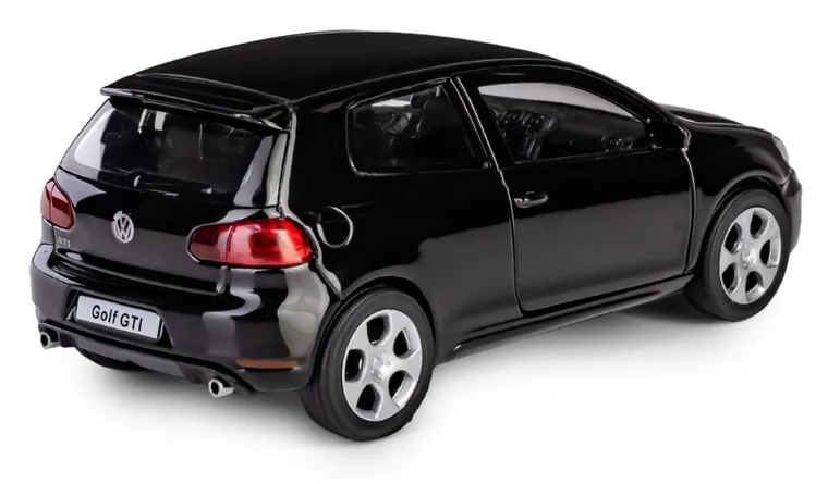 Daffi, RMZ City, Volkswagen Golf, GTI, pojazd, model metalowy, czarny, 1:32