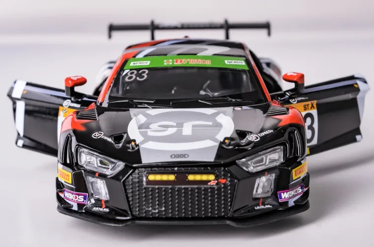 Daffi, RMZ Hobby, Audi R8 2015 SFExp H-109, pojazd, interaktywny model metalowy, 1:32