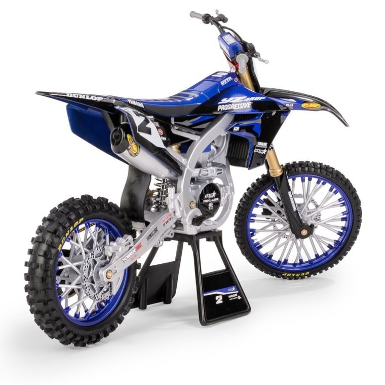 Daffi, Yamaha YZ450F Star Racing Team Bike 2022 Rider: Cooper Webb No.2, motocykl, model metalowy, 1:6