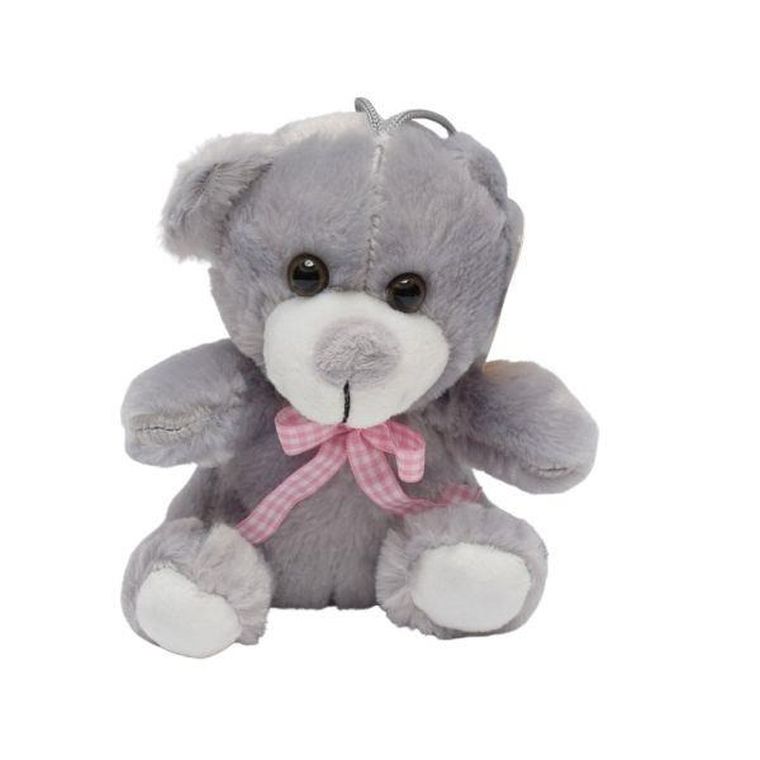 Deef, miś siedzący z kokardą, maskotka, 16 cm, 1 szt.