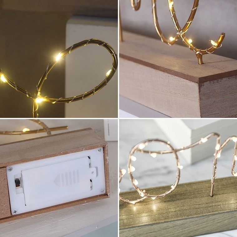 Dekoracja stojąca, LOVE, z oświetleniem LED