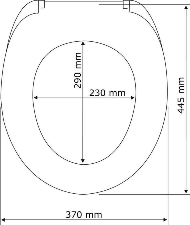 Deska sedesowa BERGAMO, zielony uniwersalna