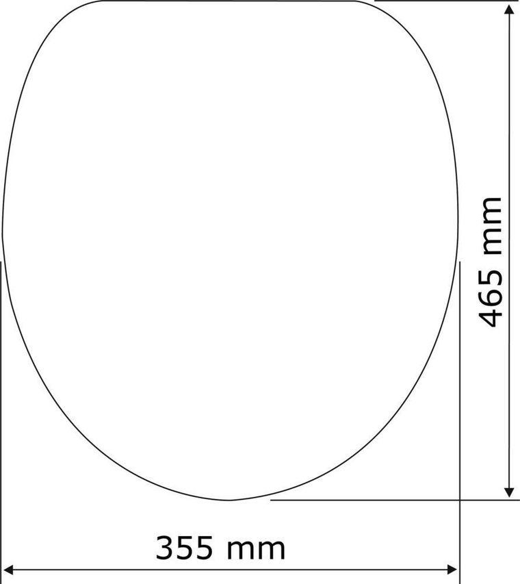 Deska sedesowa, Palma, wolno opadająca