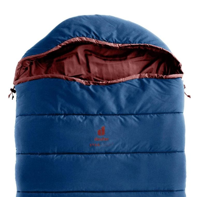 Deuter, Starlight SQ, śpiwór dziecięcy, 130-170 cm, nightblue/redwood