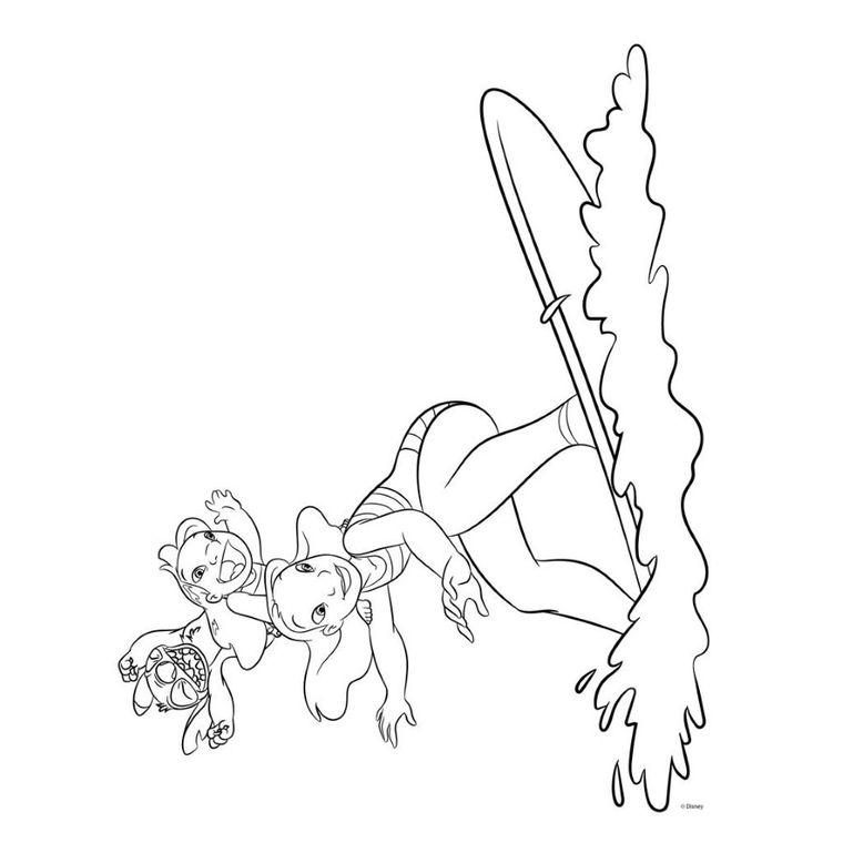 Diakakis, Lilo i Stitch, kolorowanka z naklejkami