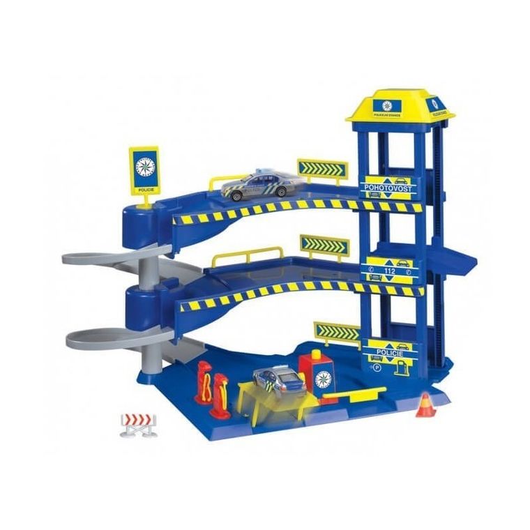 Dickie, Stacja Ratownicza, garaż z pojazdami, 41 cm