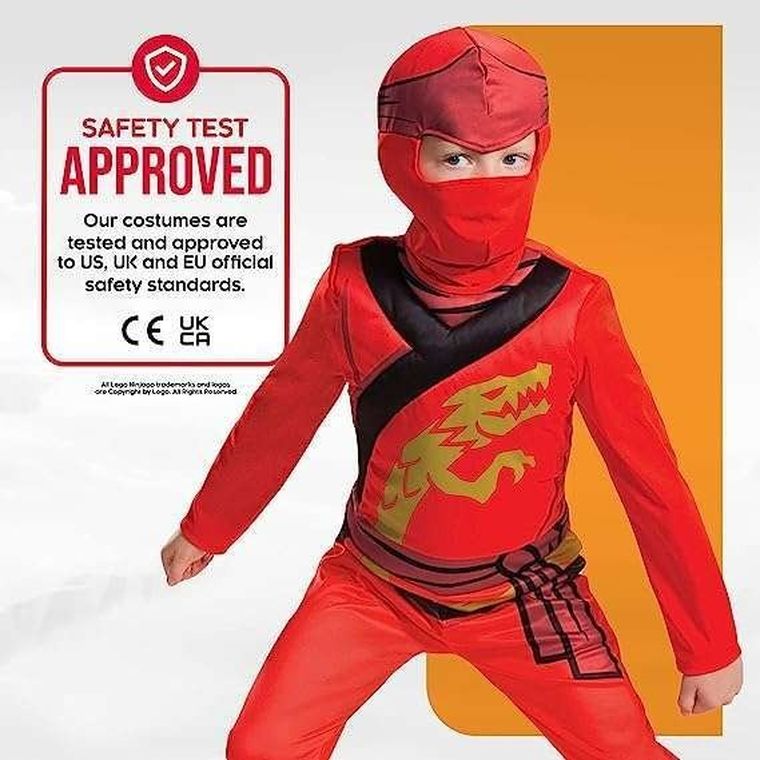 Disguise, Lego Ninjago, Kai, strój karnawałowy, 94-109 cm, 3-4 lat