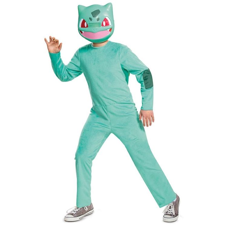 Disguise, Pokemon, Bulbasaur, strój karnawałowy, kigurumi, zielone, 109-126 cm, 4-6 lat