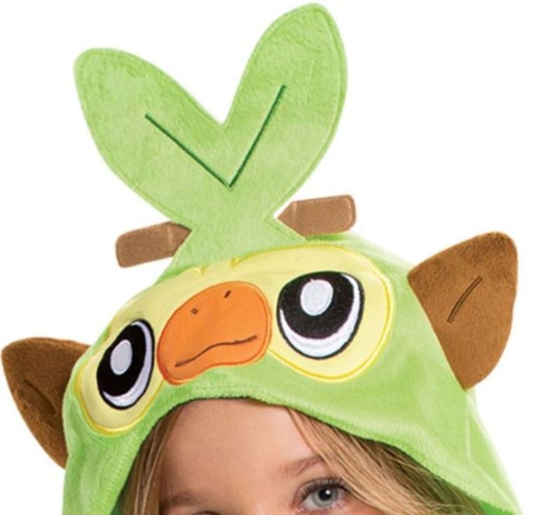 Disguise, Pokemon, Grookey, strój karnawałowy, kigurumi, zielone, 109-126 cm, 4-6 lat