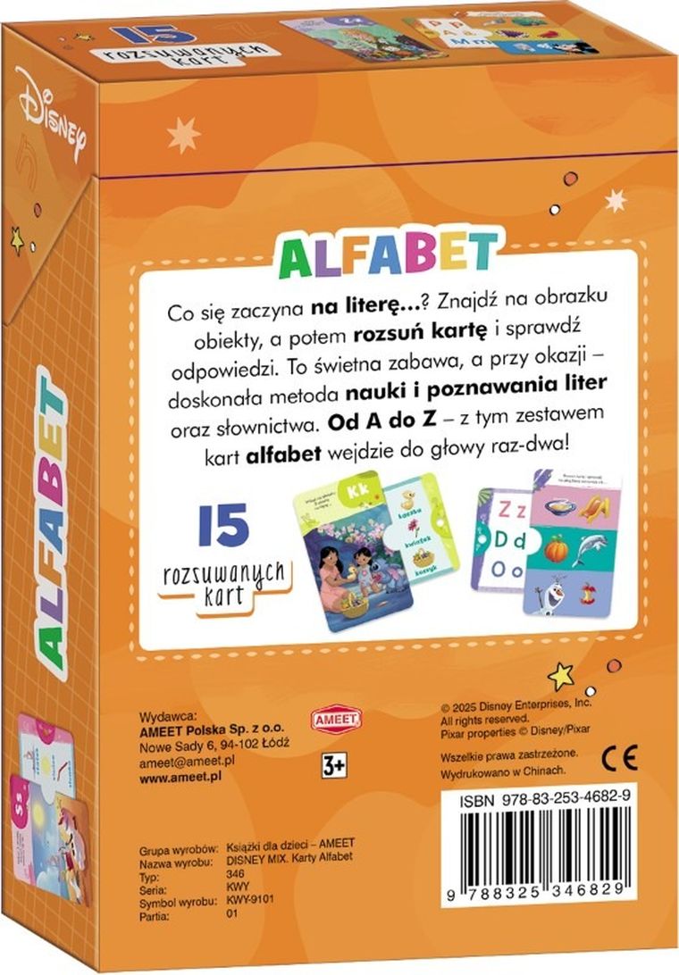 Disney. Karty Alfabet