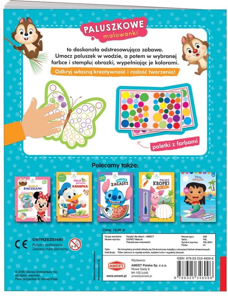 Disney Maluch. Paluszkowe malowanki