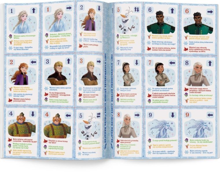 Disney uczy. Kraina lodu. Gry planszowe