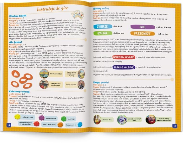 Disney uczy. Mix. Gry planszowe