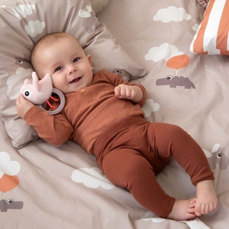 Done by Deer, Birdee, grzechotka gryzak, blue