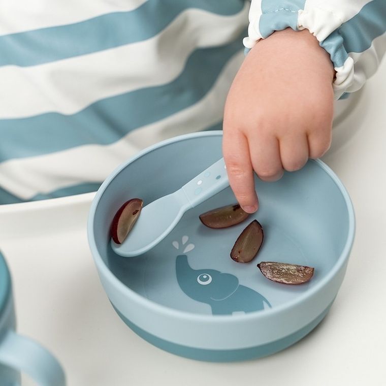 Done by Deer, Foodie, Happy Clouds, miska dla dziecka, powder