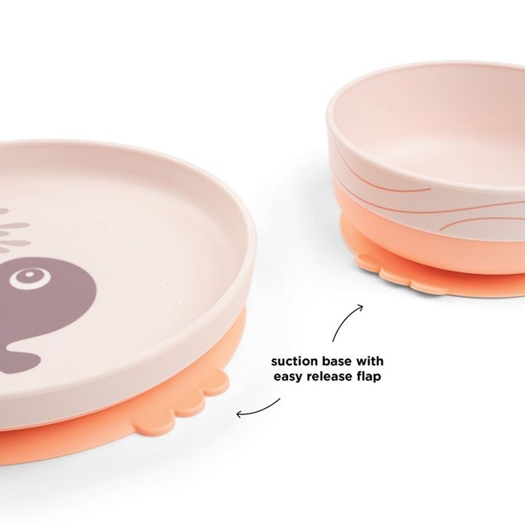 Done by Deer, Foodie, Wally, zestaw obiadowy z przyssawką, powder