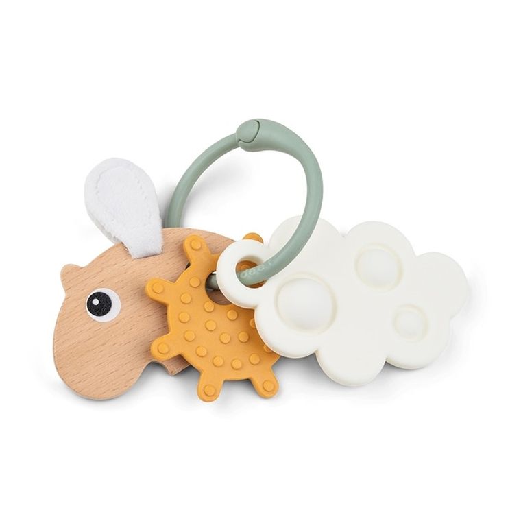 Done by Deer, Happy Clouds, zabawka sensoryczna