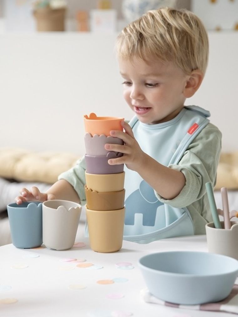 Done By Deer, Kiddish, Croco, kubek dla dziecka, green