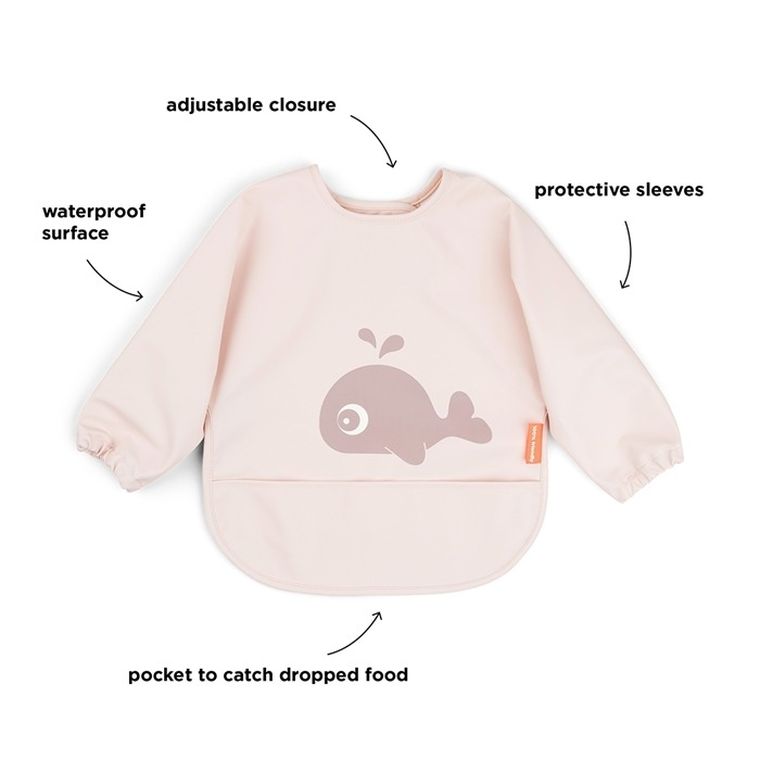 Done By Deer, Sea Wally, śliniak z rękawami, powder