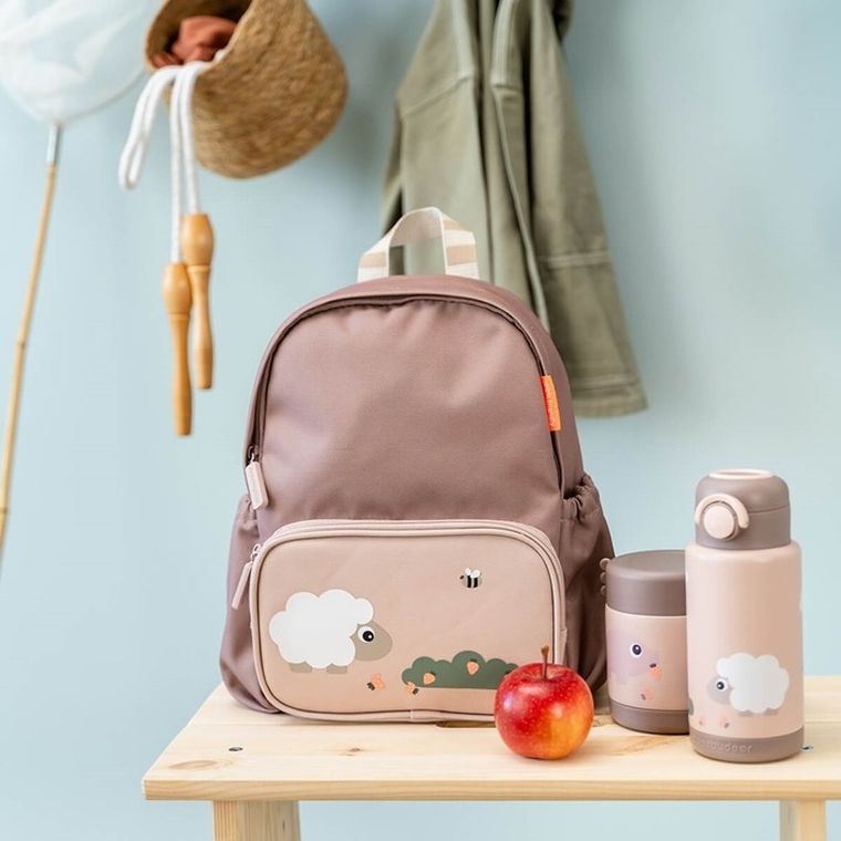 Done By Deer, Tiny Farm, plecak dla przedszkolaka, powder