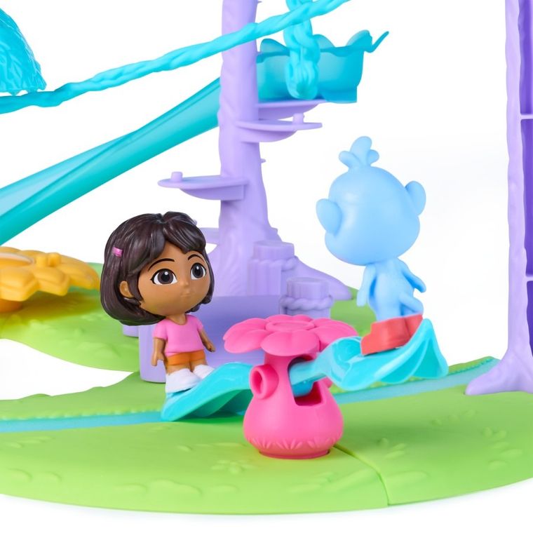 Dora poznaje świat, Mini Park Przygód w dżungli, zestaw z figurkami Dory i Butka