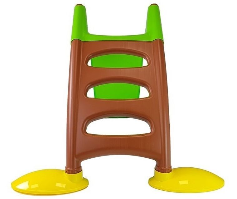 Dorex, zjeżdżalnia ogrodowa z drabinką, zielono-brązowa