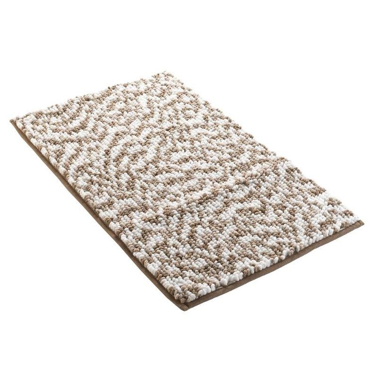 Douceur D'intérieur, Friza, dywanik łazienkowy z mikrofibry, 45-75 cm