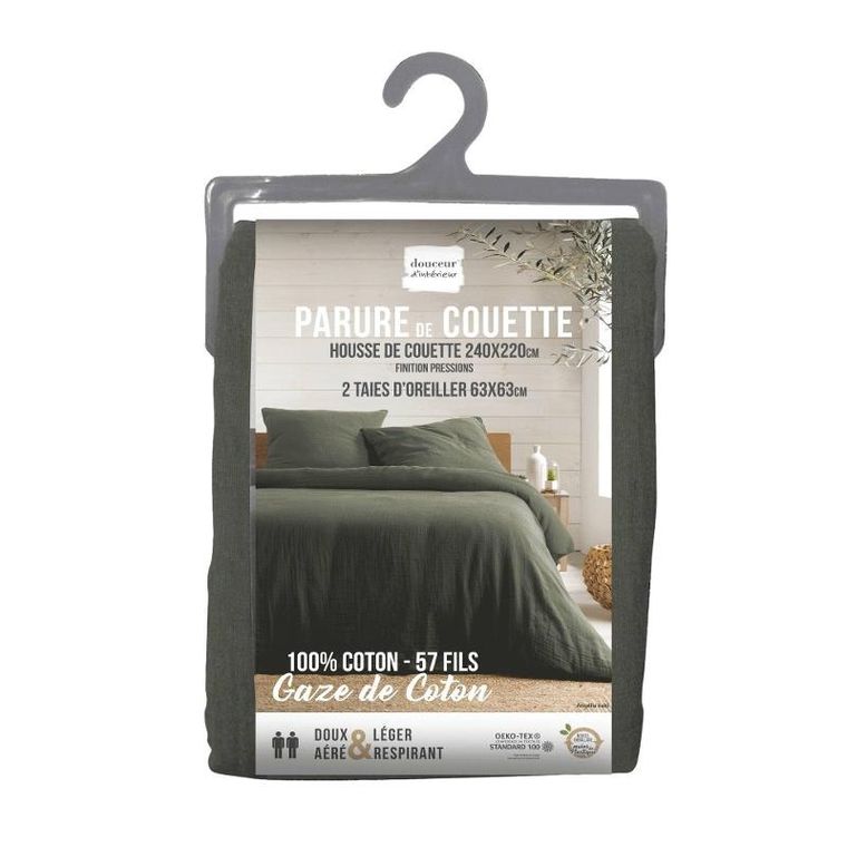 Douceur d'intérieur, komplet muślinowej pościeli, Angelia, 240-220 cm