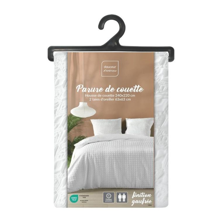 Douceur d'intérieur, komplet pościeli z mikrofibry pościelowej, Litea, 240-220 cm