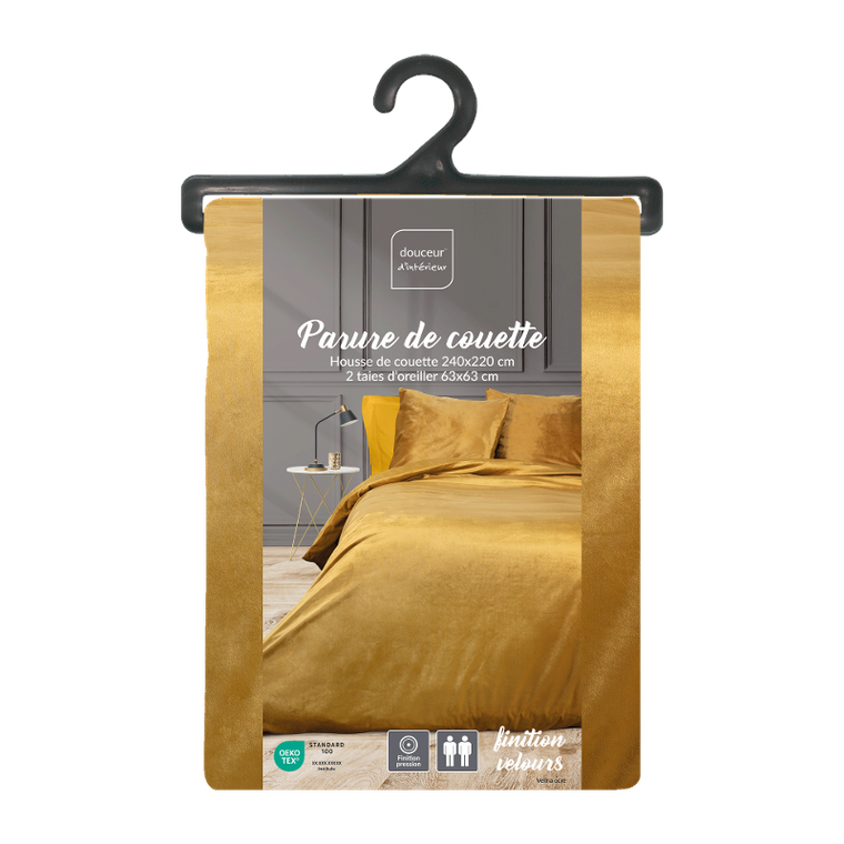 Douceur d'intérieur, komplet satynowej pościeli, Velina, 240-220 cm