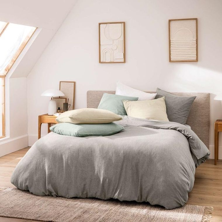 Douceur d'intérieur, Meline, komplet pościeli bawełnianej, 240-220 cm