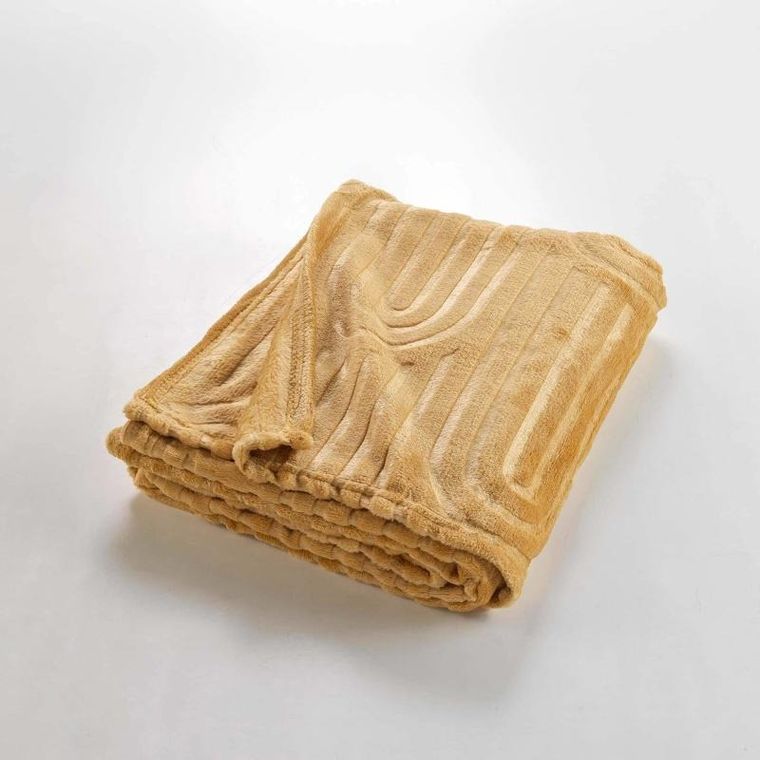 Douceur d'intérieur, narzuta z tłoczonym wzorem, Esquisse, 125-150 cm