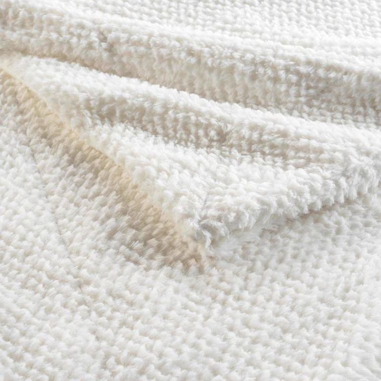 Douceur d'intérieur, narzuta ze sztucznego futerka, Iceberg, 125-150 cm