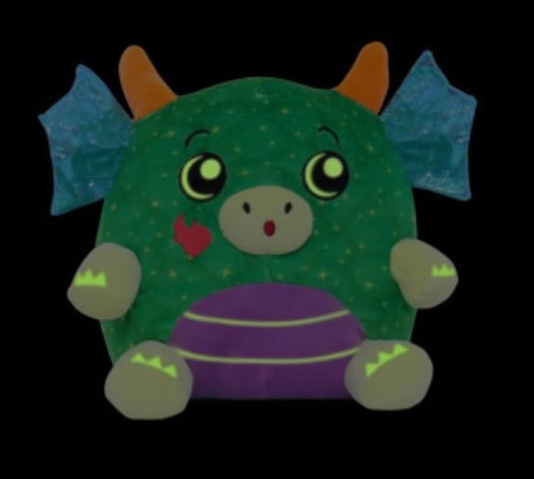 Dream Beams, Smok Draco, maskotka świecąca w ciemności, 30 cm