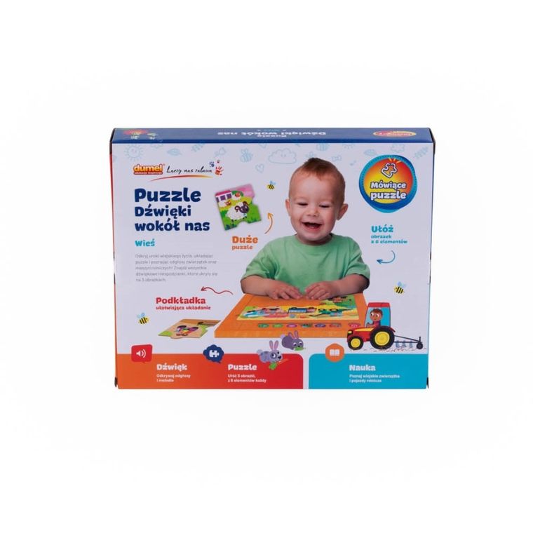 Dumel Discovery, Dźwięki Wokół Nas, Wieś, puzzle, 18 elementów