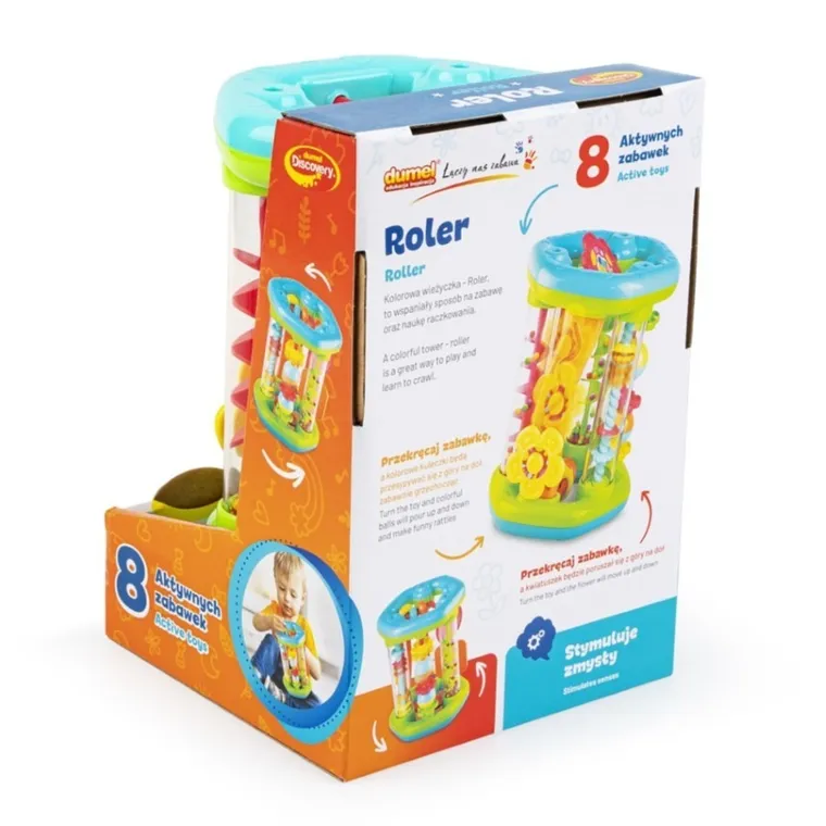 Dumel Discovery, Roler, zabawka sensoryczna do nauki raczkowania